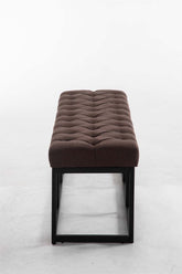 TPFLiving Sitzbank Amor Stoff - Gestell matt schwarz - 120